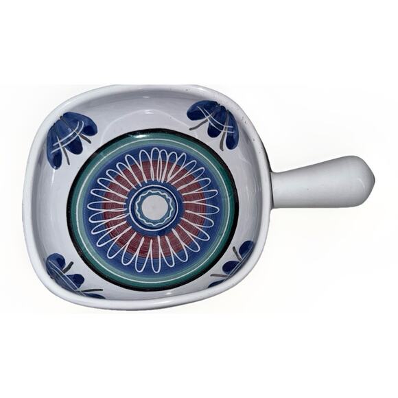 Bromma Swedish Studio Art Pottery MCM Handle Bowl 7” Small Bowl Signed VTG - Picture 2 of 5